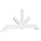 Ekena Millwork Vanguard Architectural Grade PVC Gable Bracket, 96"W x 36"H x 2"D x 6"F, 9/12 Pitch GBP096X36X0206VAN00 - alternate 1